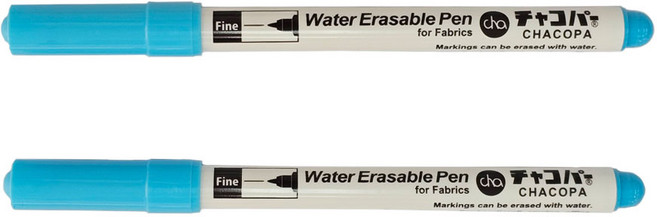 일제 차코 수성펜 기화펜 수용성펜 물펜 바보펜 사라지는펜 4종, F2블루, 2개