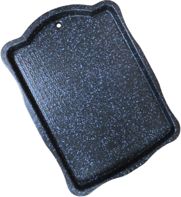 제일팬쿡 DS43 두께 7mm 알루미늄 손수주물 사각 고기불판 기름구멍 O (부르스타전용), 1개, 43cm