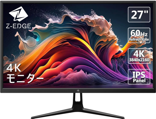 Z-EDGE Ultra HD 4K 60Hz 3840x2160 IPS LED HDMIx2+DPx1 U27P4K FreeSync 27인치 게이밍 모니터