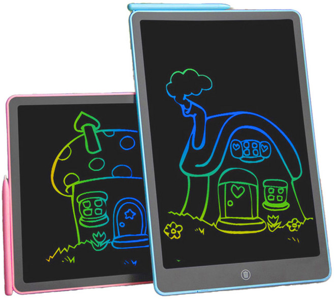 말랑이몰 LCD 컬러 16인치 메모패드 전자노트 그림그리기 전자칠판 드로잉 스마트 스케치 그림판 자석보드, 특대형 메모패드(검정), 1개