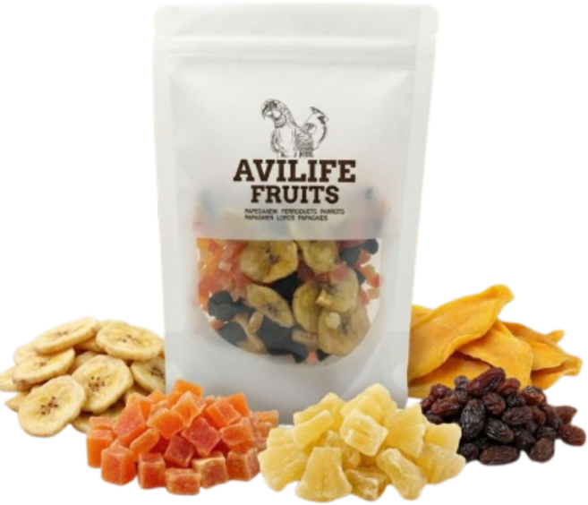 아비라이프 앵무새 영양 간식 건조 과일 후르츠, 1개, 110g