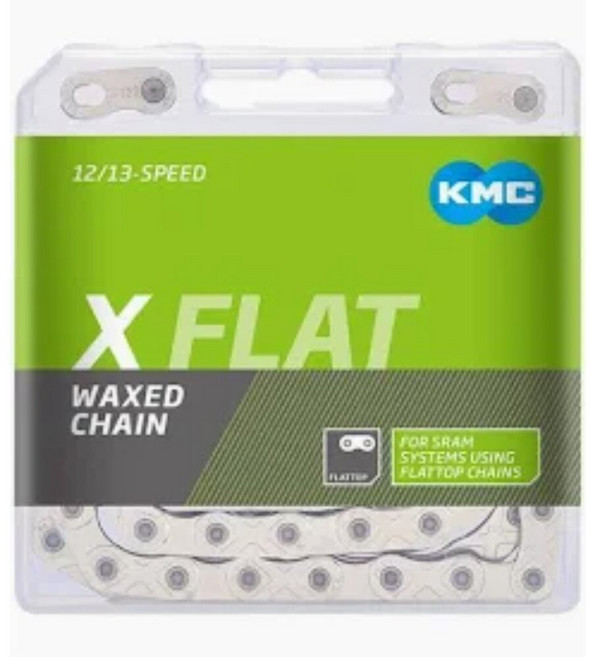 KMC X FLAT 蠟鏈條 12速 平頂鏈條, 1個, NA