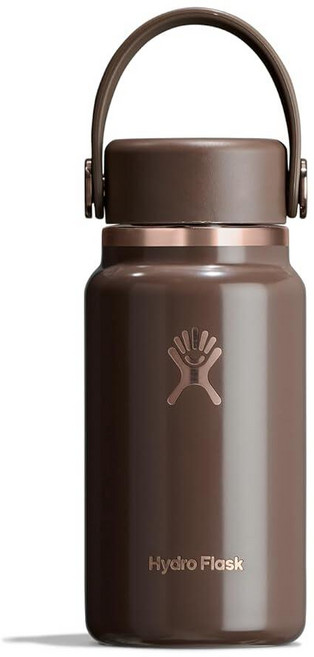 Hydro Flask 마이크로 보틀 - 누출 방지 지갑 또는 포켓 플라스크 단열 미니 물병 190ml(6.7온스) 넥타 오렌지_164737, 초콜릿 로즈 골드_164737