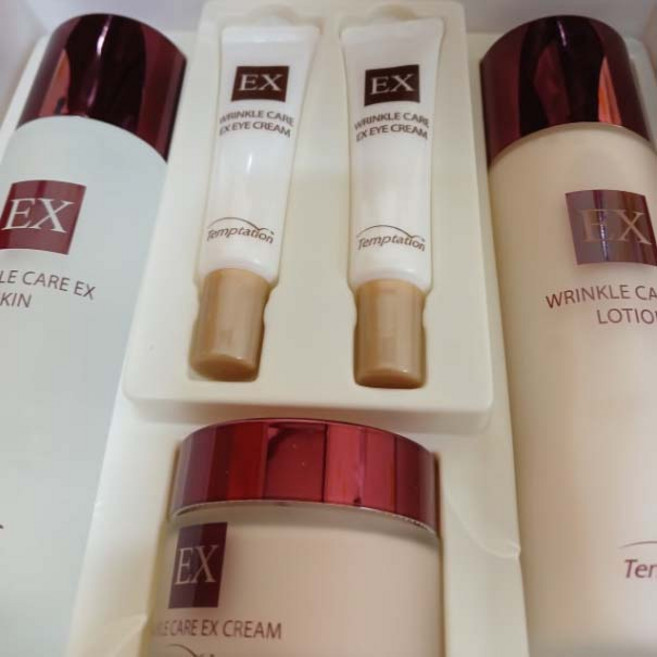 템테이션 링클케어 EX 5종 선물세트 / 코스트코 화장품 기초세트 스킨 로션 선물용, 1세트