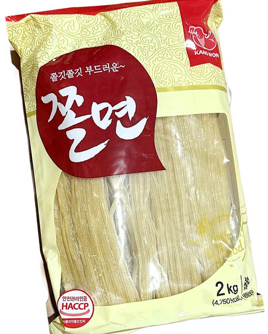 강원 쫄면 사리 2kg 6개 면 매운맛, 1개