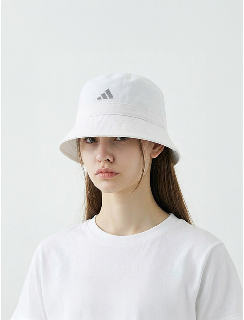 아디다스 남녀공용 햇빛 차단 버킷 햇 벙거지 모자 여행 골프 낚시 등산 모자, 714 화이트 여성