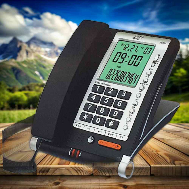 코러스 발신자전화번호 발신자 표시 유선 캐릭터전화기