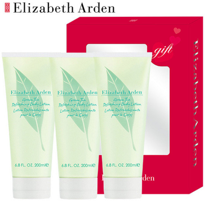 엘리자베스아덴 그린티 바디로션, 200ml, 3개