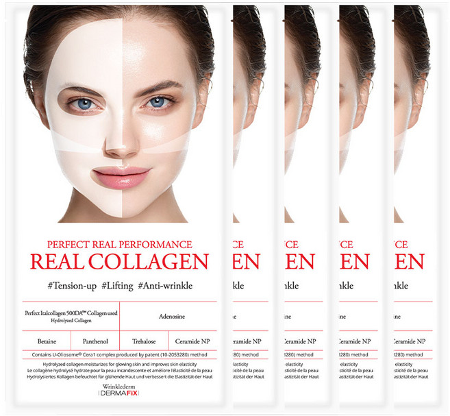 더마픽스 퍼펙트 리얼 퍼포먼스 리얼콜라겐 마스크, 5개입, 1개