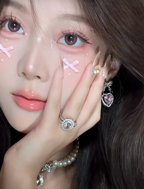 [STAR UP ] 누드 대용량 레이스 쌍꺼풀 테이프 192매, 2개, 와이드 형