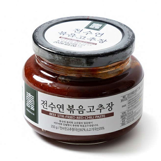 전수연 설탕제로 국내산 소고기 볶음고추장, 1개, 250g