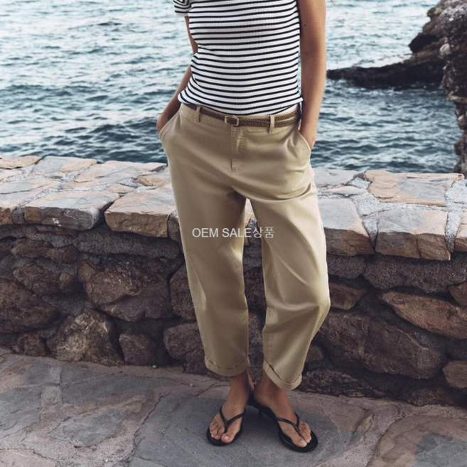 자라 OEM SALE 벨트 치노 팬츠 2194330