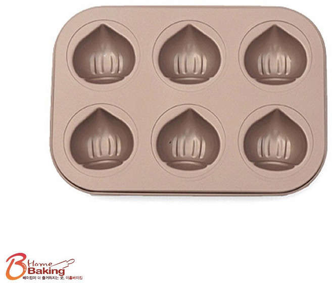 이홈베이킹 밤틀6구, 단품, 1개, 26.3cm