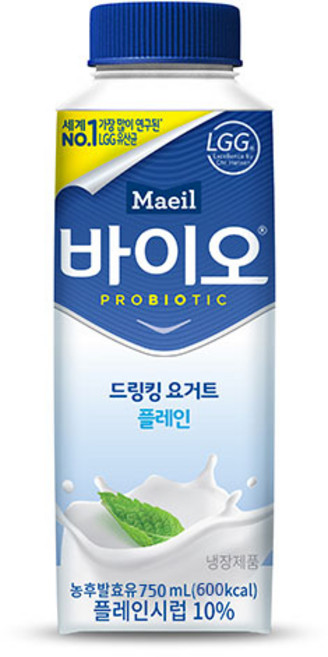 매일유업 바이오드링킹 플레인 750ml, 8개