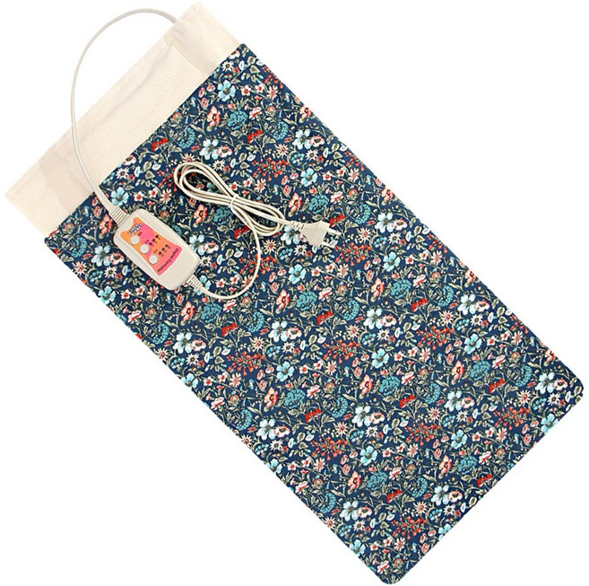 애슬라 황토 + 참숯 + 옥 전기 찜질기 JTB-3560, 플라워C형