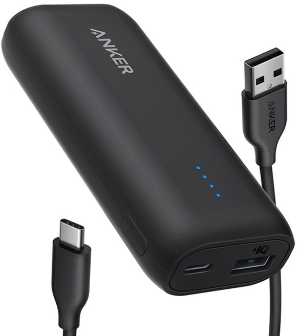 앤커 321 파워뱅크 파워코어 5k 보조배터리, 블랙, A1112