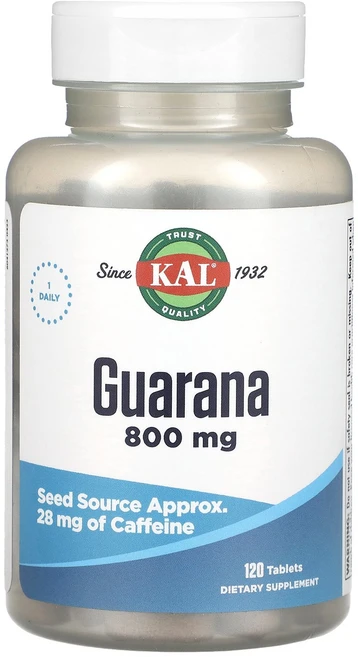 KAL Guarana 800 mg 120 Tablets, 1개, 120정 - 쿠팡