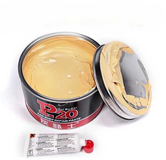 자동차 퍼티 판금 빠데 차량 복원 빠다 범퍼 보수용 퍼티크림 수리용접, 판금재 4kg 1캔 + 도구, 1개