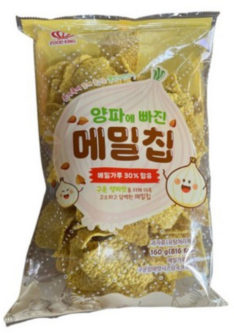 양파에 빠진 메밀칩, 10개, 160g