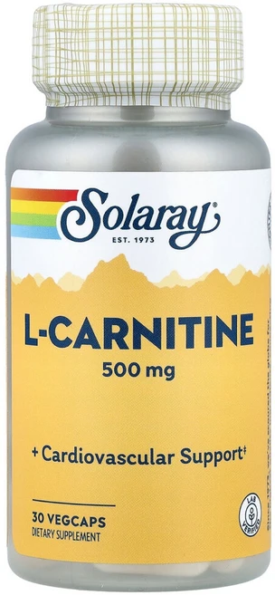 쏠라레이 l-카르니틴 500mg 30 베지캡슐, 30정, 1개 - 쿠팡