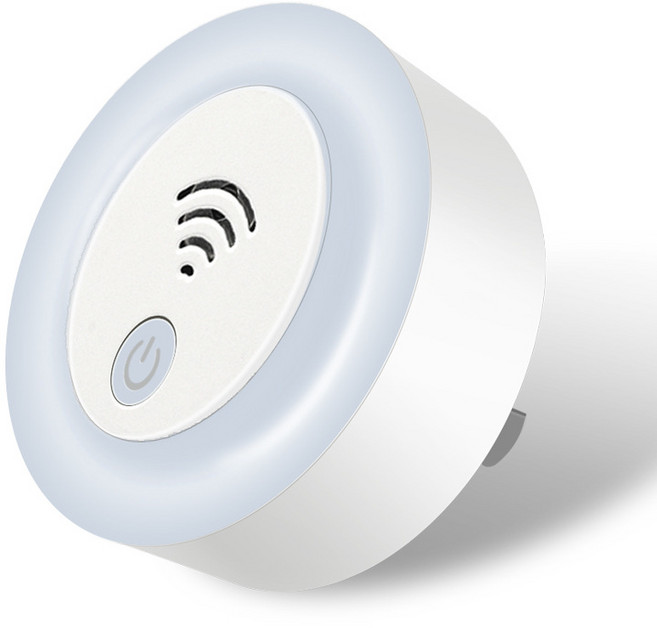 바퀴벌레 쥐 진드기 모기 개미 초음파 퇴치기 미니 무드등, 흰색