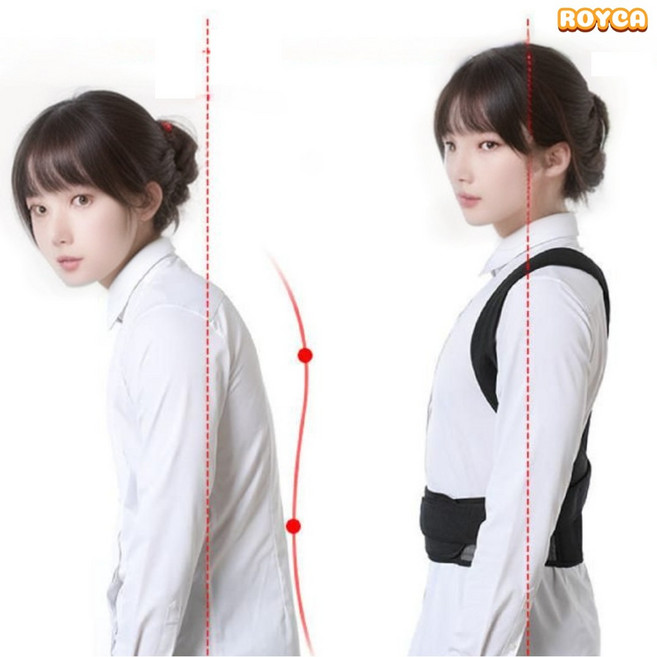로이카 자세교정밴드 어깨 남자 여자 어깨 허리 거북목 남여공용, 1개