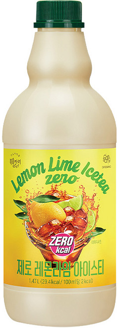 복음자리 제로 레몬라임 아이스티, 1개, 1.47L