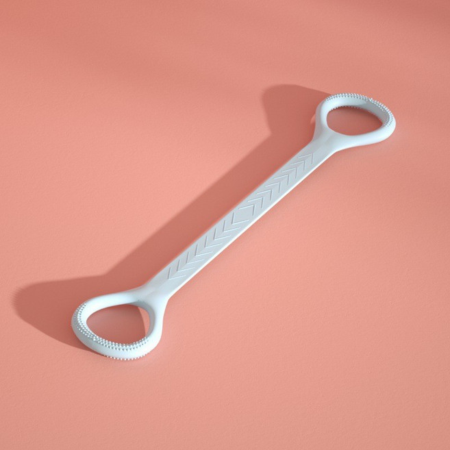 哆哆購 美背拉力器 八字拉力繩 練肩瘦背家用健身拉伸器, 藍色（20磅）, 1個