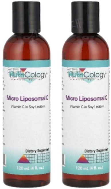 뉴트리콜로지 마이크로 리포조말 비타민C 액상형 1000mg 120ml 2개 - 쿠팡