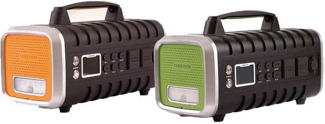 큐브젠 파워뱅크 V4 그린 1000W 대용량 보조배터리, 1개