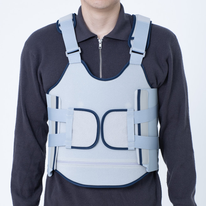 더숲케어 척추골절 허리보조기 TLSO 병원치료용(압박골절), 1개