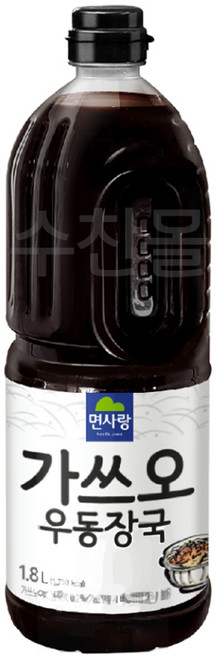 면사랑 가쓰오 우동장국 1.8L, 1.8kg, 5개