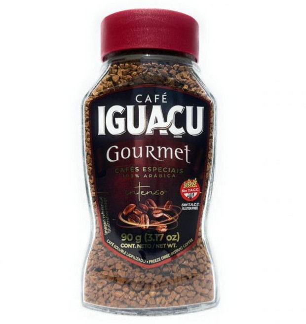 Cafe Iguacu 브라질 커피 카페 이구아수 구르메 인텐소 에스페셜 아라비카 프리즈드 인스턴트 90그램 브라질산, 카페 이구아쿠 고메 인텐소 스페셜 아라비카 냉동 건조, 1개, 1개입, 90g