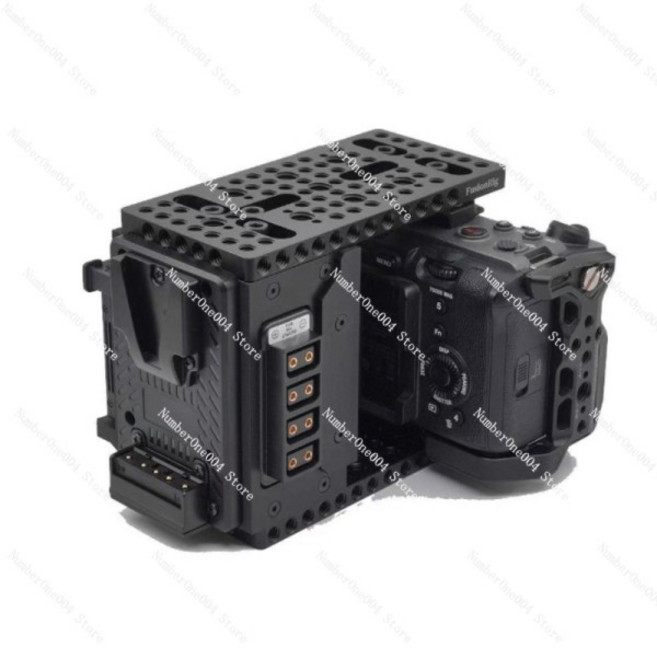 최신 업그레이드 버전 V-마운트 배터리 플레이트 확장 모듈 Cineback FX3/FX30 카메라용 상하 치즈 포함