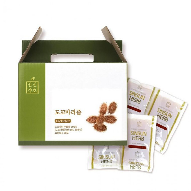 신선약초 국산 도꼬마리즙 110ml × 30포 전통원료 진액, 30개