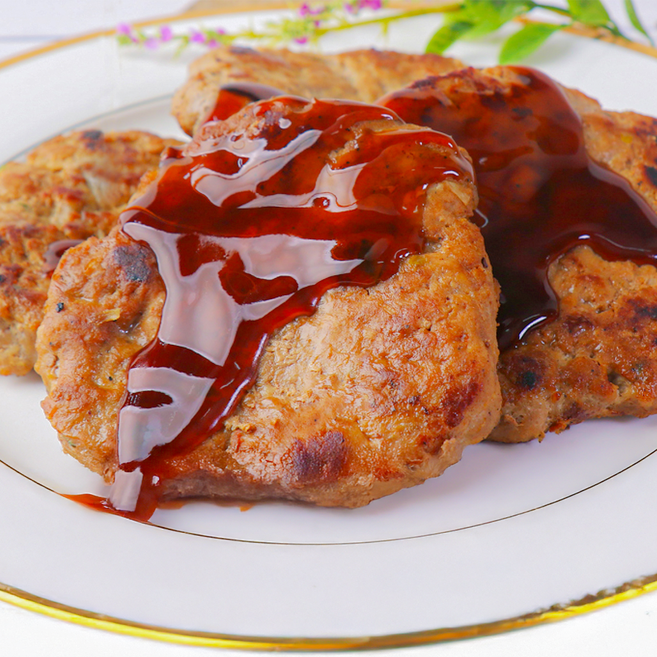 맛투데이 한돈 수제 곤약 생 떡갈비 스테이크, 1개, 500g