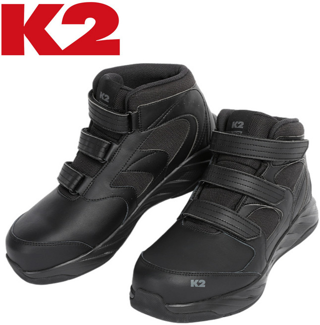 [매장발송] K2 남여 안전화 찍찍이 등산화 건설 현장 용접 작업 등산 낚시 농사 밭일