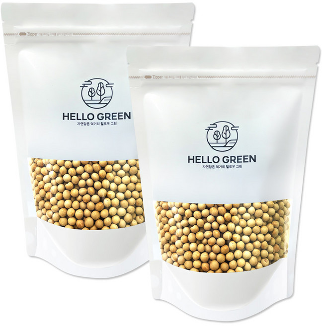 헬로우그린 구운 백태, 2개, 500g