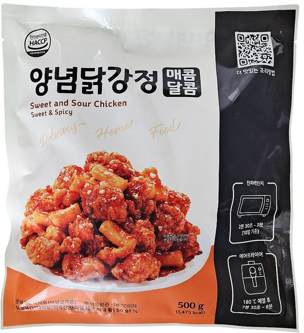 동해 매콤달콤 양념 닭강정 500g, 1개