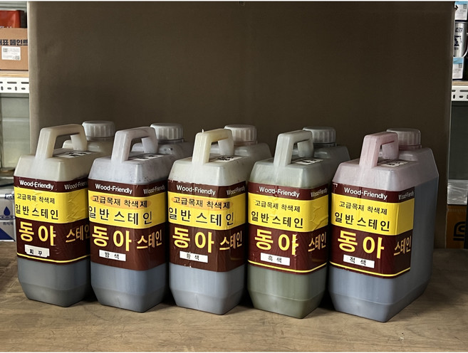 가구 목공예품 건축 등 동아스테인 알콜스테인 실내 목조제품용, 1개, 17L, 흑색