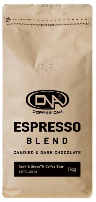 [커피디엔에이] 에스프레소 블렌드 원두 1kg, (커피분쇄)모카포트, 1개, 1개입