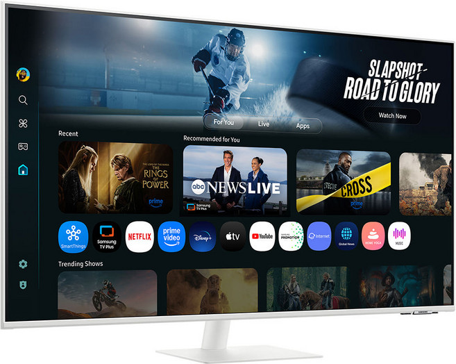 삼성전자 S43FM701 스마트모니터 M7 M70F 107.9cm(43인치) 4K UHD 화이트, 108cm