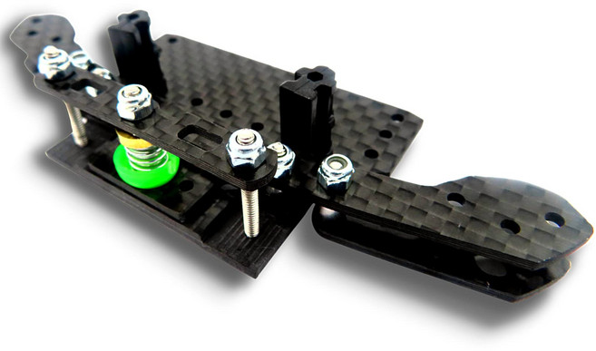 [기믹 입문 시리즈]TAGATORON(타가트론) 카본 1축 리어 앵커 세트 (1축 리어, 01 black