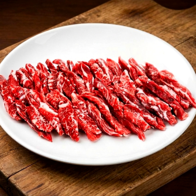 호주산 고소한 소 갈비살 500g / 늑간살 지방 막 뼈 완벽제거 곡물등급, 1개