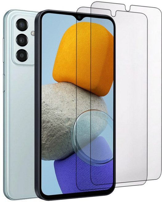 스톤스틸 1+1 갤럭시 버디2 M236 강화유리 액정 보호 필름, 2개