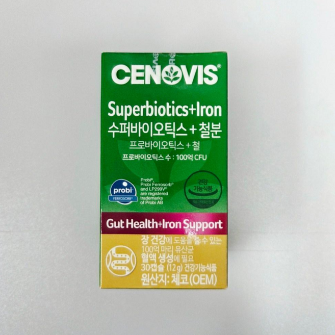 세노비스 수퍼바이오틱스 + 철분, 30정, 상세 설명 참조, 2개