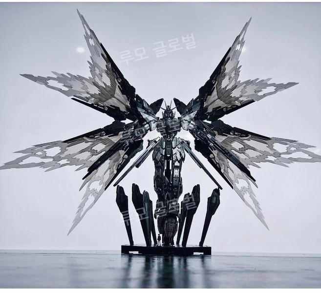 장용 MGEX 스트라이크 미드나이트 코딩 프리덤, 1. 조립된 모델, 15. 블랙 어설트+윙/손/스티커 - 쿠팡