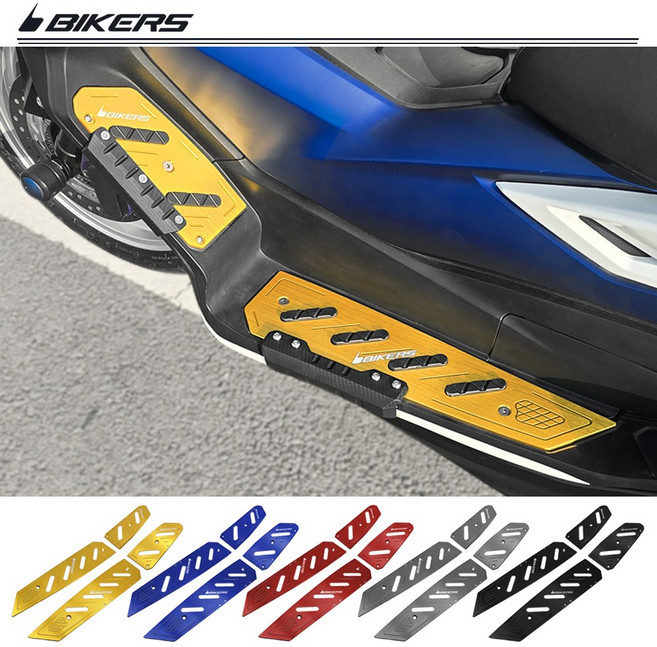 21-25년 혼다 포르자350 발판 바이커스 사이드 가드 2개, 블랙, 1세트