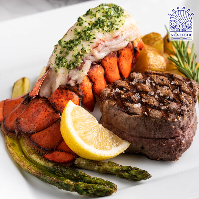 천부씨푸드 랍스터테일 캐나다 랍스타 꼬리 4oz 버터구이, 3개, 120g 내외