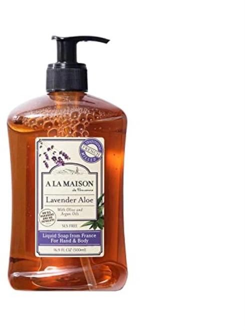 A LA MAISON French 아 라 메종 프렌치 리퀴드 핸드 솝 라벤더 알로에 향 천연 액체 비누, 500ml, 허브향, 1개 - 쿠팡